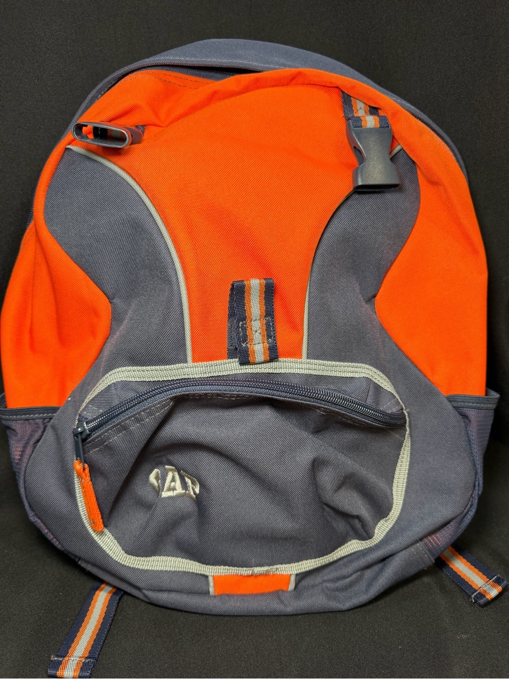 Gap Kids Orange And Gray Backpack Camp School Sleepover Travel